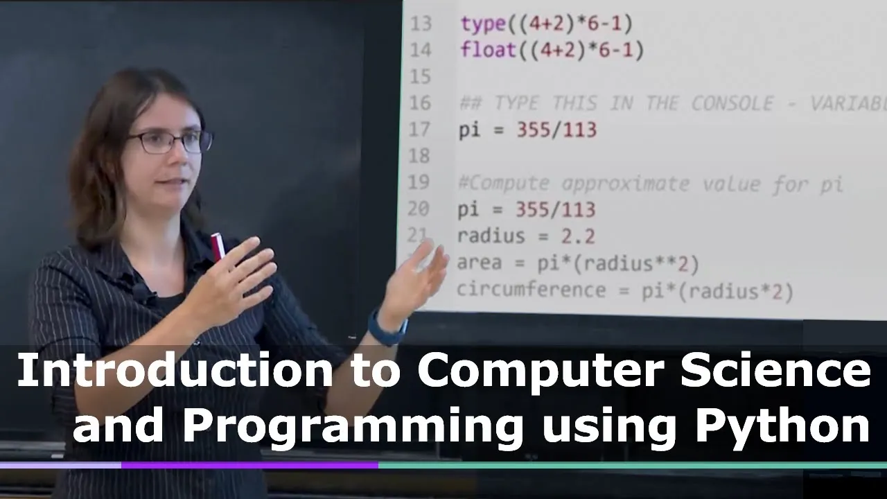Introduction to CS and Programming using Python