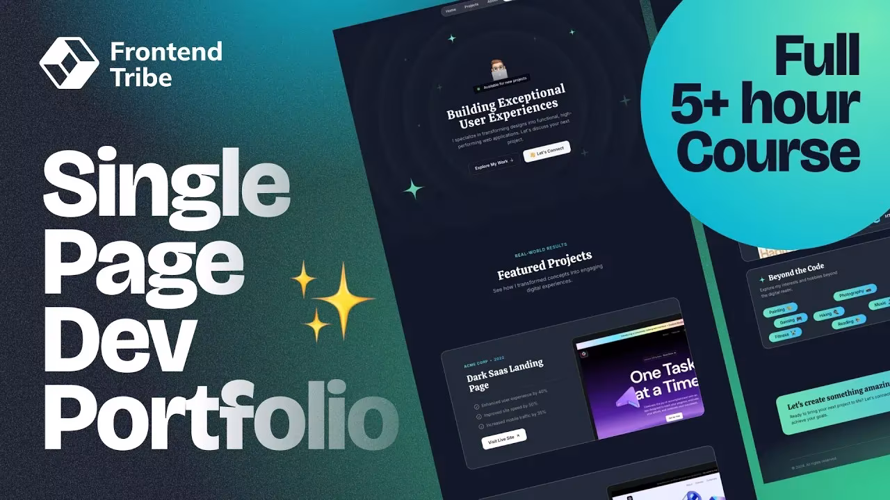 React Portfolio Development Course